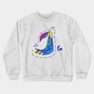 Letter J Crewneck Sweatshirt